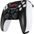 University of Nebraska Collegiate Text Black PS5 Controller Skin